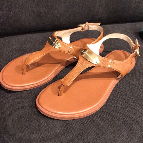Michael Kors Shoes - Michael Kors Logo Plat Sandal size 6